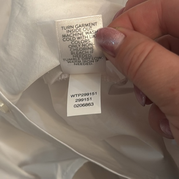 J. Jill NEW white button up - Picture 9 of 9